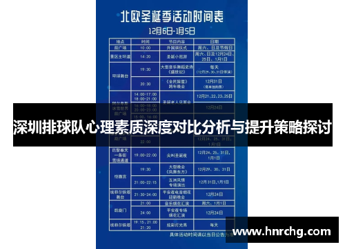 深圳排球队心理素质深度对比分析与提升策略探讨